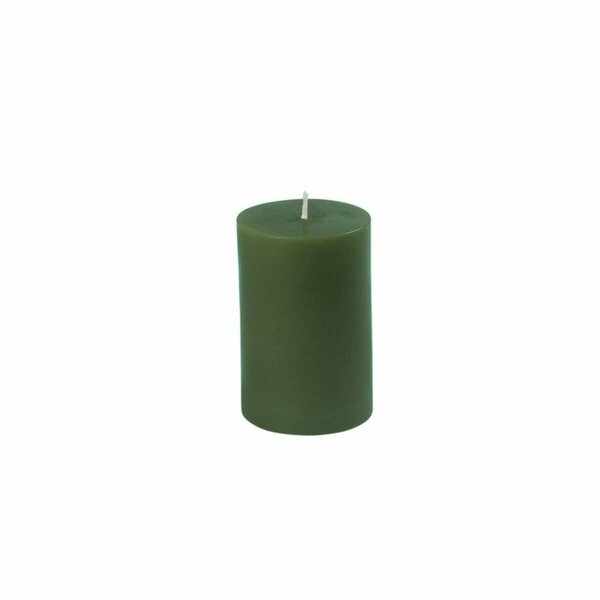 Jeco 2 x 3 in. Hunter Green Pillar Candle, 24PK CPZ-2312